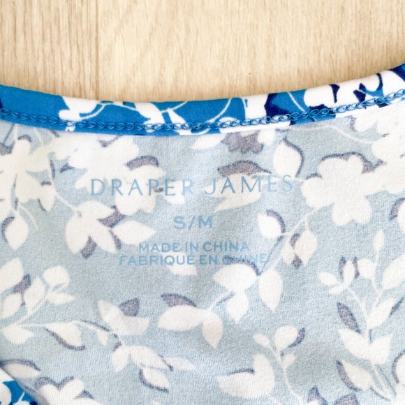 Draper James Ruffle Nightie in Blue Shadow Floral Size Small - Picture 5 of 8